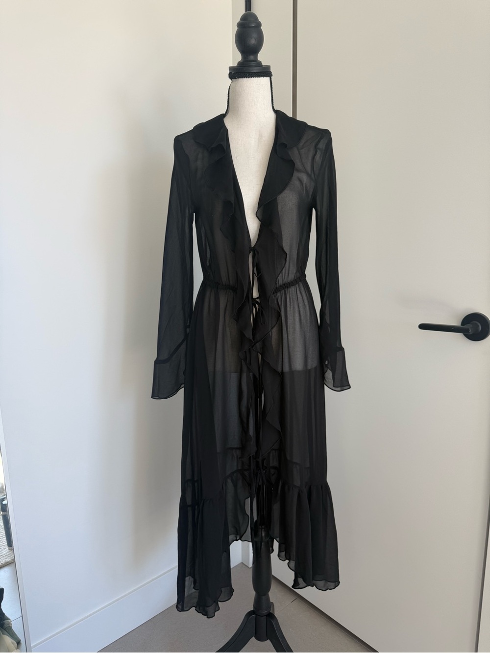 Wilfred Black Maxi Mina Dress
